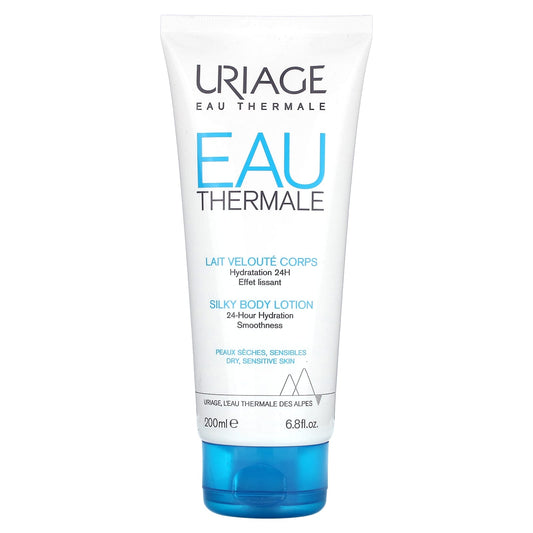 Uriage, EAU Thermale, Silky Body Lotion, Dry, Sensitive Skin, 6.8 fl oz (200 ml) - Image 1