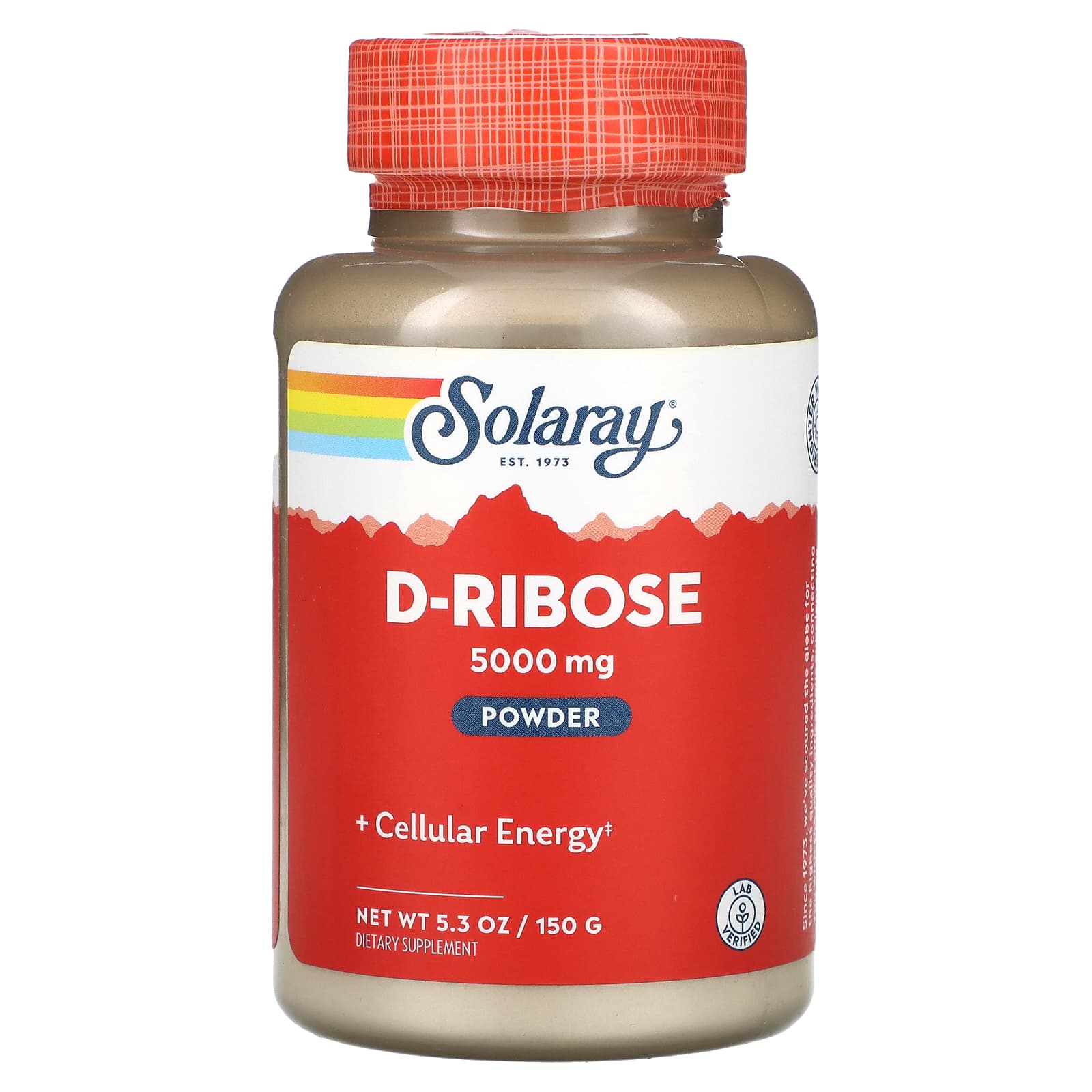 Solaray, D-Ribose Powder, 5.3 oz (150 g) - Image 1