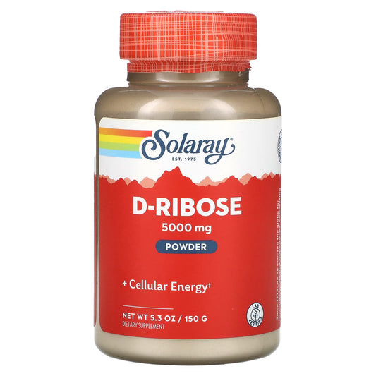 Solaray, D-Ribose Powder, 5.3 oz (150 g) - Image 1