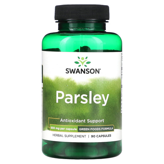 Swanson, Parsley, 650 mg , 90 Capsules - Image 1