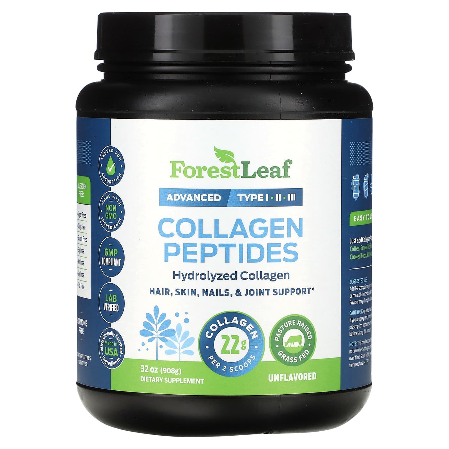 Unlock Vibrant Skin, Hair, & Joints with Forest Leaf Collagen - Image 1