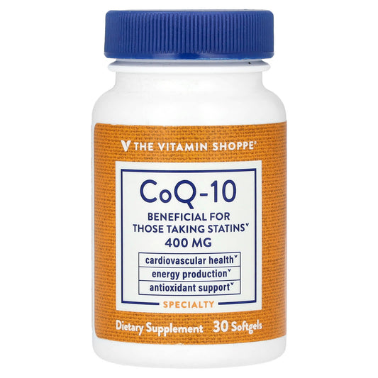 The Vitamin Shoppe, CoQ-10, 400 mg, 30 Softgels - Image 1