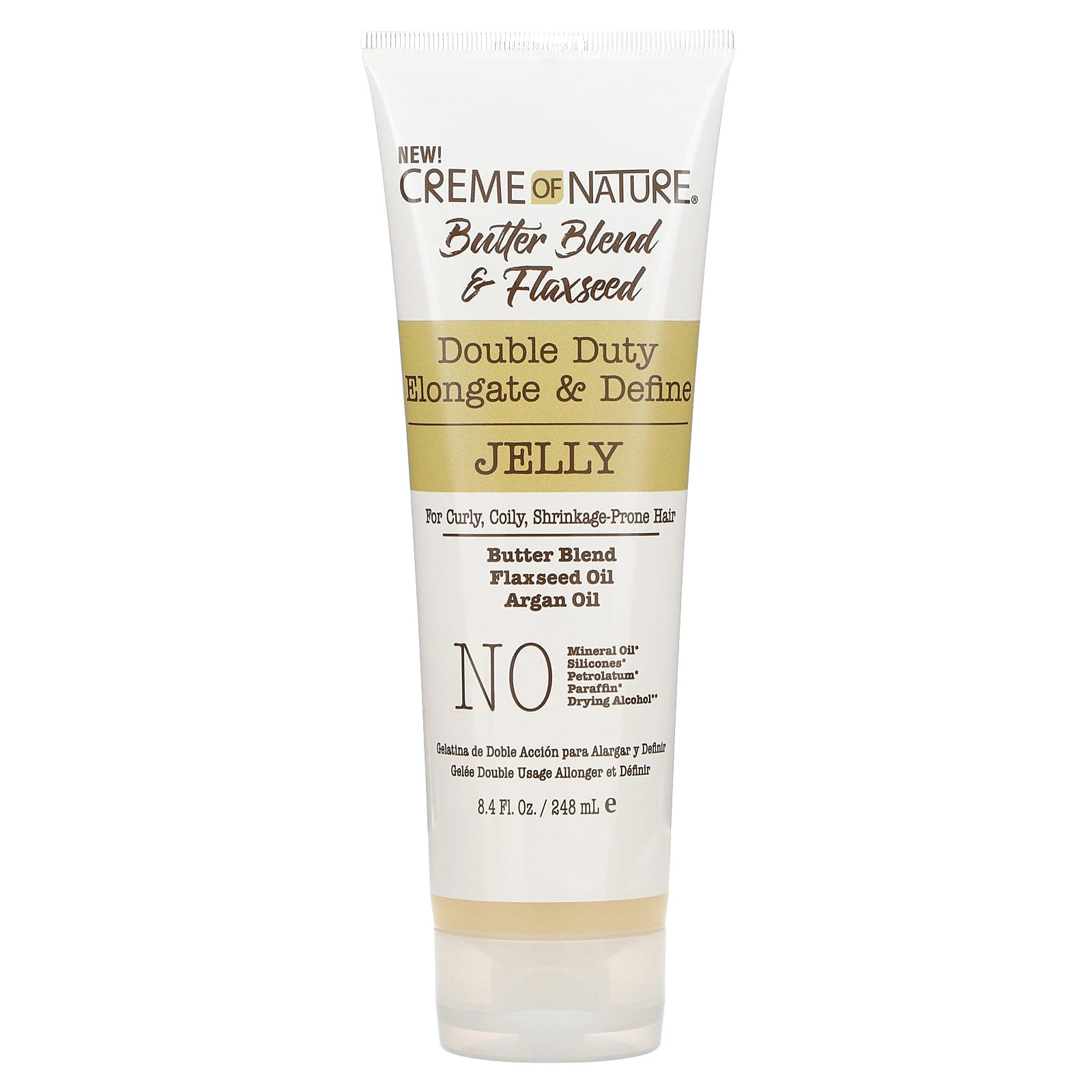 Creme of Nature Butter Blend &amp; Flaxseed Hair Jelly, 8.4 fl oz - Image 1