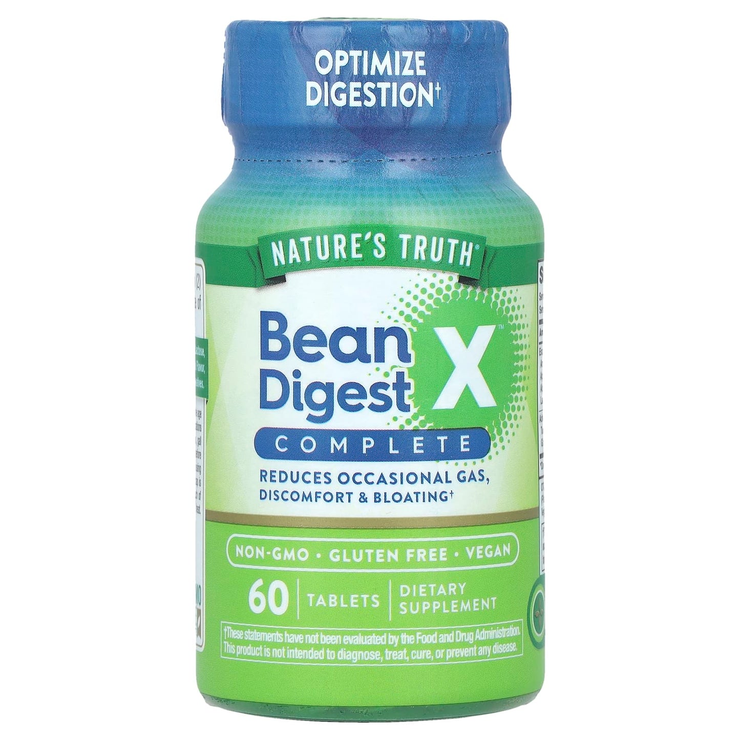 Nature's Truth, Bean Digest X™ Complete, 60 Tablets - Image 1
