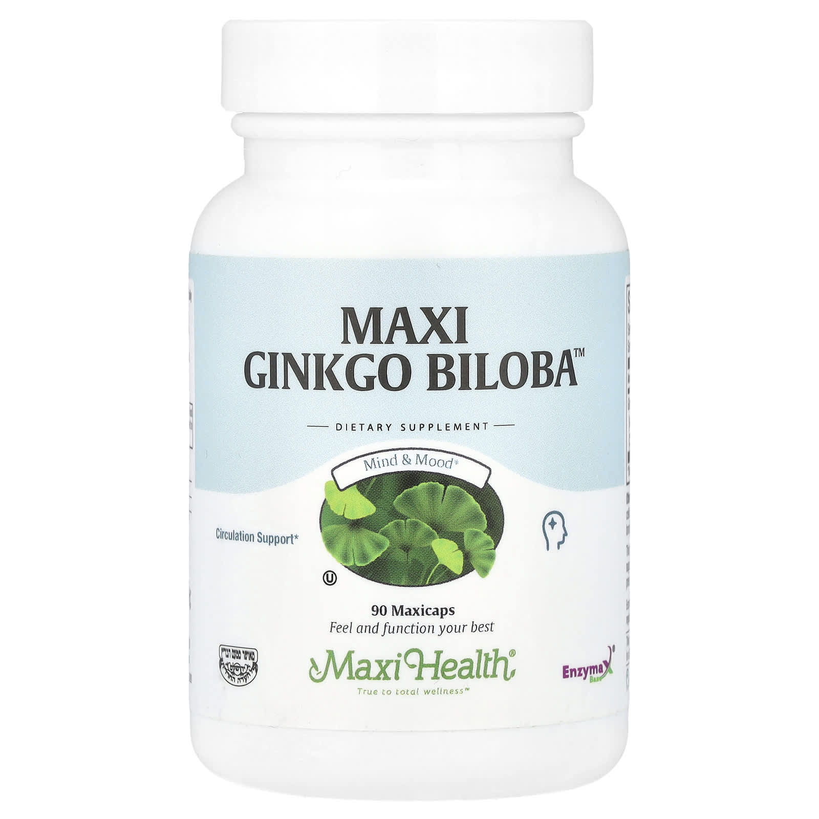 Maxi Health, Maxi Ginkgo Biloba™, 90 Maxicaps - Image 1