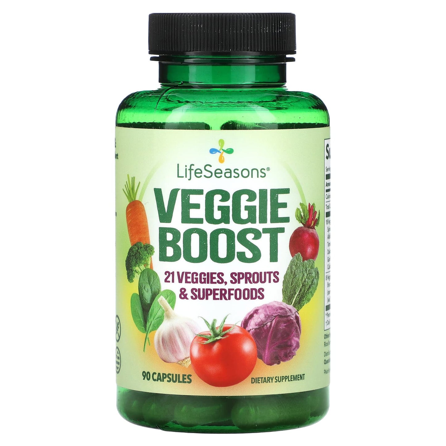 LifeSeasons, Veggie Boost, 90 Capsules - Image 1