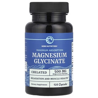 Max Absorption Magnesium Glycinate Supplement by Nobi Nutrition