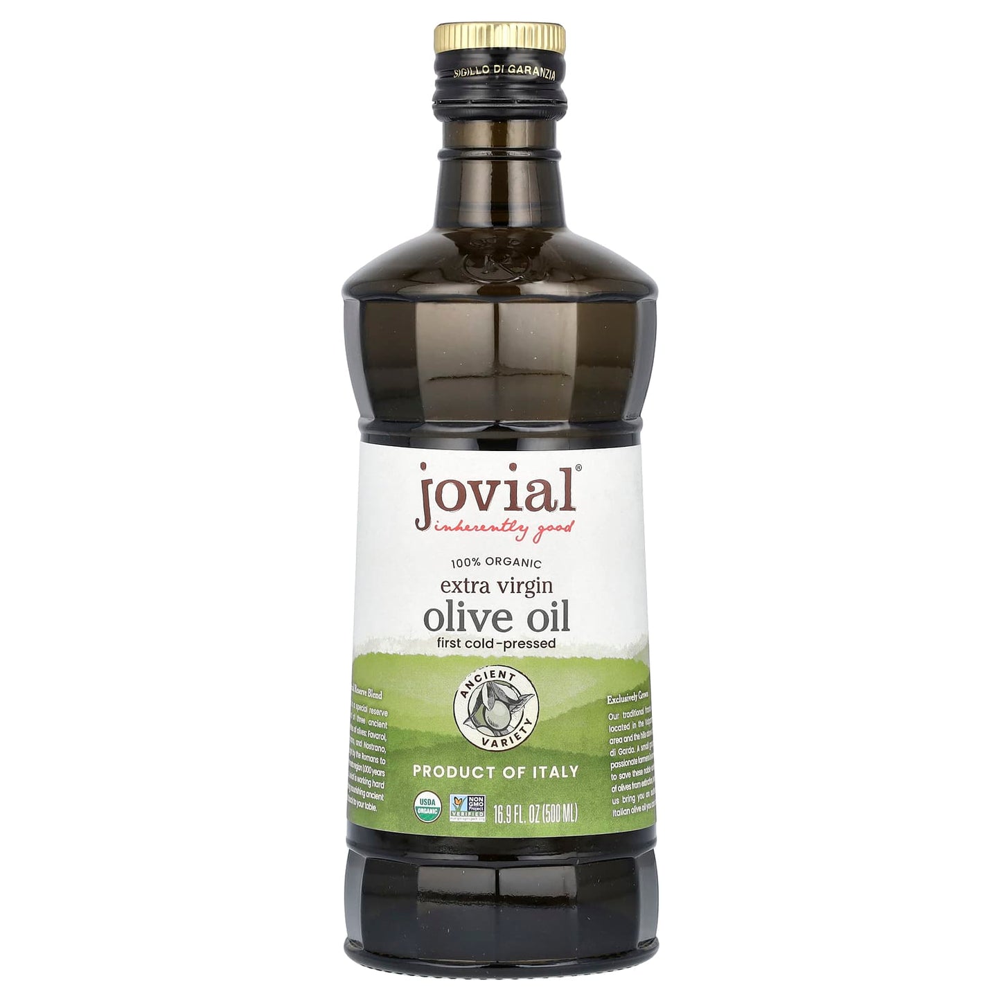 100% Organic Italian Extra Virgin Olive Oil, Cold-Pressed, USDA Certified - Image 1