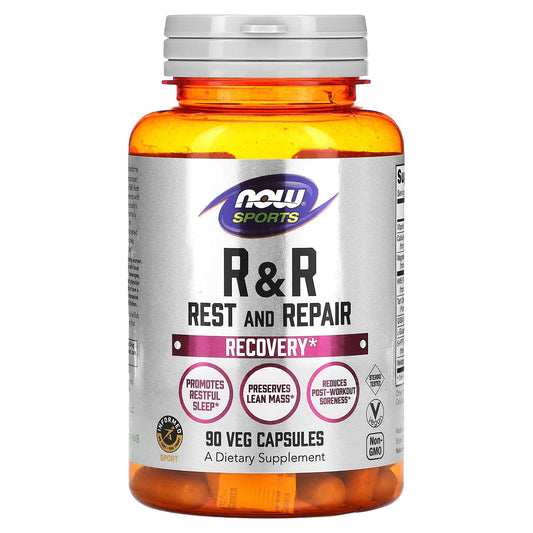 NOW Foods, Rest & Repair, Recovery , 90 Veg Capsules - Image 1