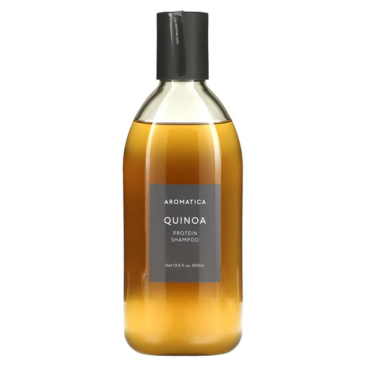 Aromatica Quinoa Protein Shampoo for Hair Repair, 13.5 fl oz - Image 1