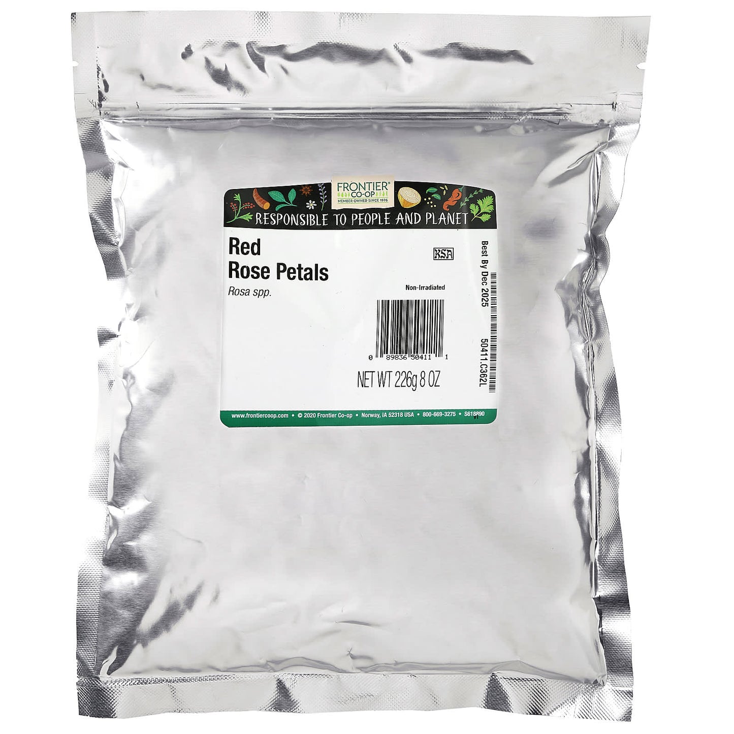 Red Rose Petals for Potpourri & Herbal Teas by Frontier Co-op - Image 2