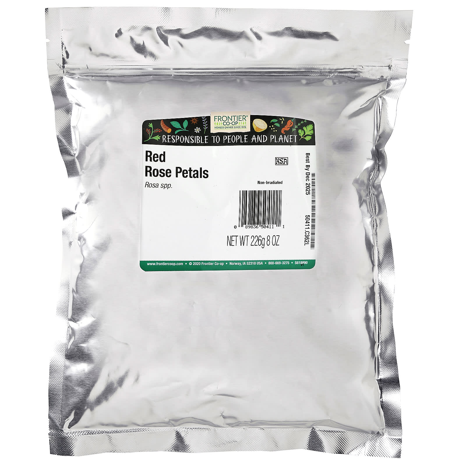 Red Rose Petals for Potpourri & Herbal Teas by Frontier Co-op - Image 2