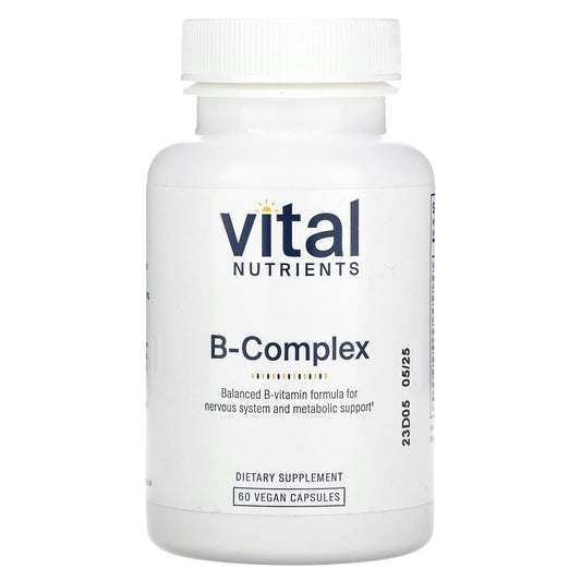 Vital Nutrients, B-Complex, 60 Vegan Capsules - Image 1