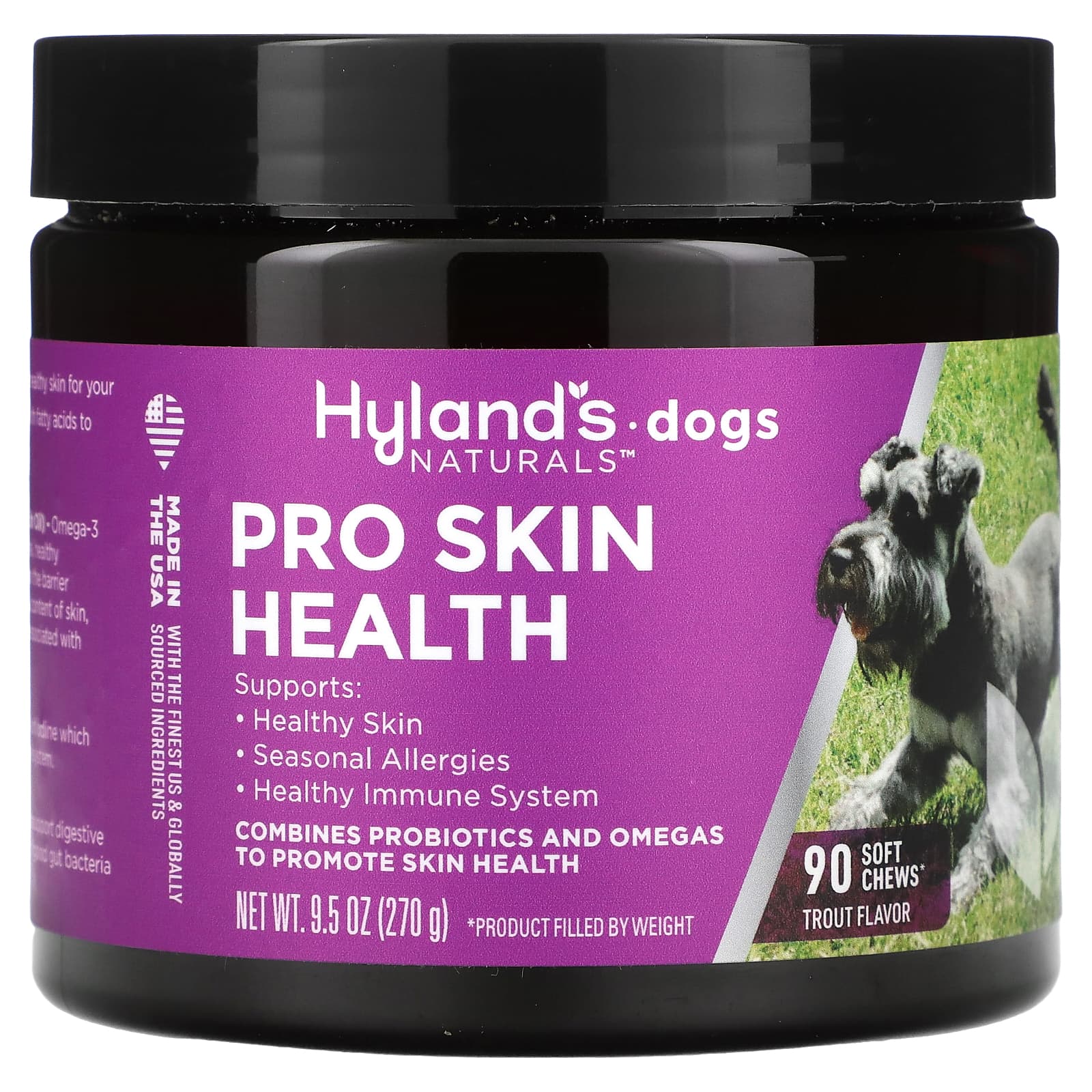 Hyland's Naturals Pro Skin Health for Dogs, Supports Healthy Skin & Immune System - Image 1