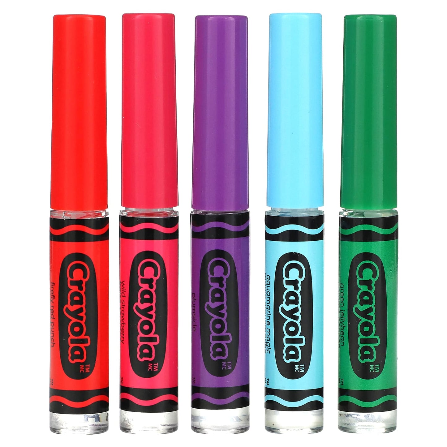 Lip Smacker, Crayola, Liquid Lip Gloss, Variety Pack, 5 Pack, 0.45 fl oz (14 ml) - Image 1