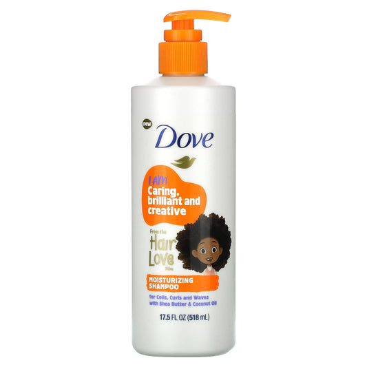 Dove Kids Care Moisturizing Shampoo for Coils, Curls & Waves - Image 1