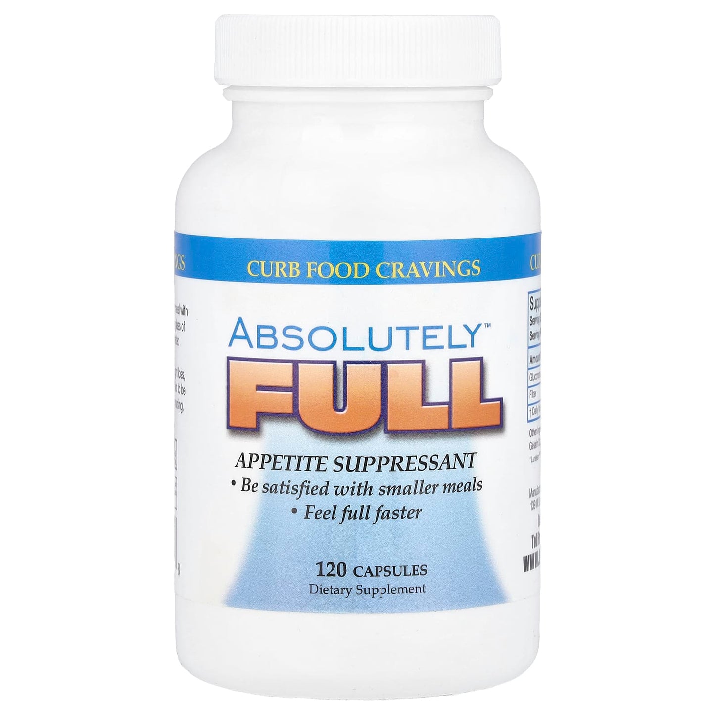 Suppress Appetite & Feel Full with Absolute Nutrition - 120 Capsules - Image 1