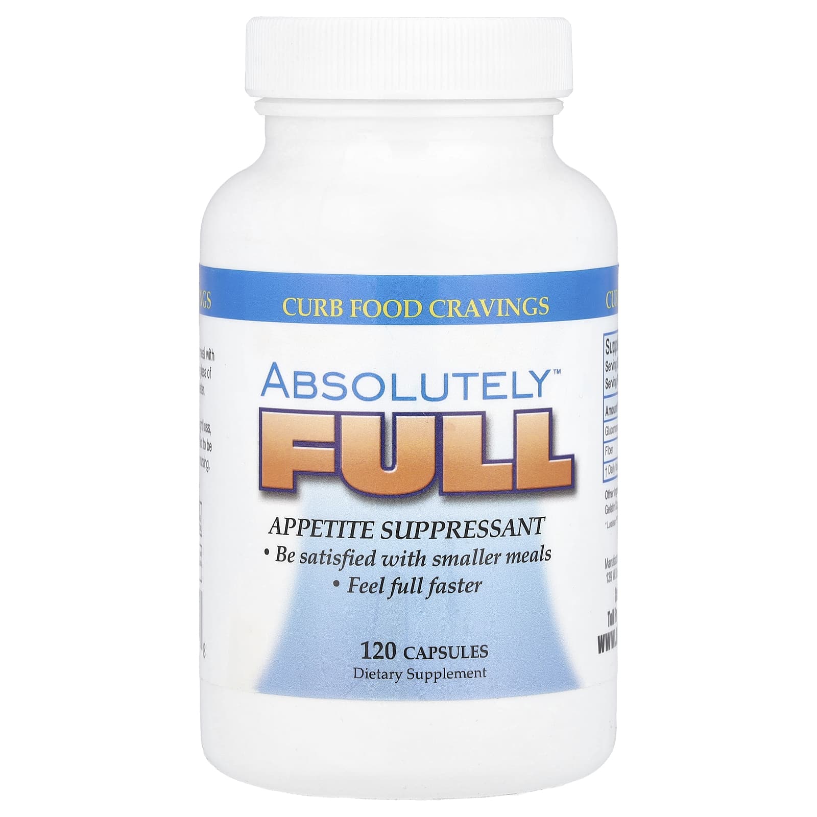 Suppress Appetite & Feel Full with Absolute Nutrition - 120 Capsules - Image 1