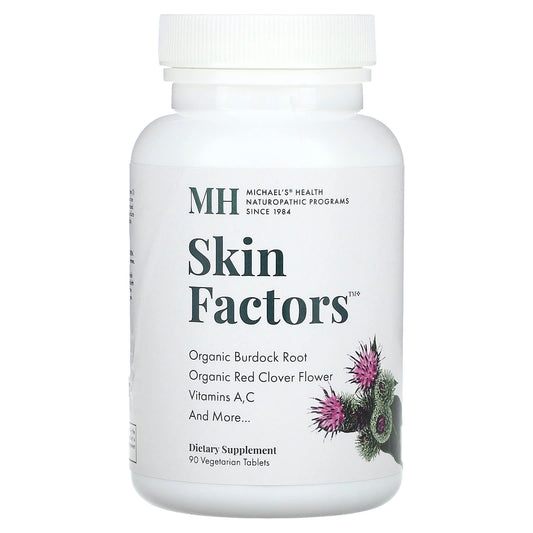 Michael's Health, Skin Factors, 90 Vegetarian Tablets - Image 1