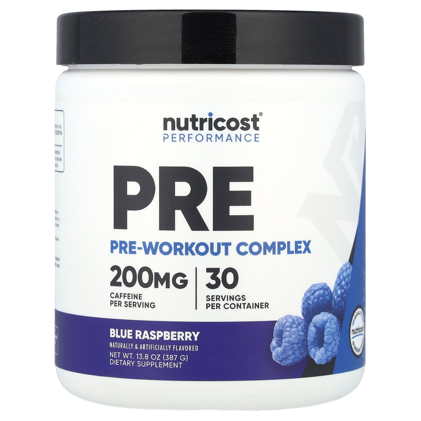 Nutricost, Performance, Pre-Workout Complex, Blue Raspberry, 13.8 oz (387 g) - Image 1