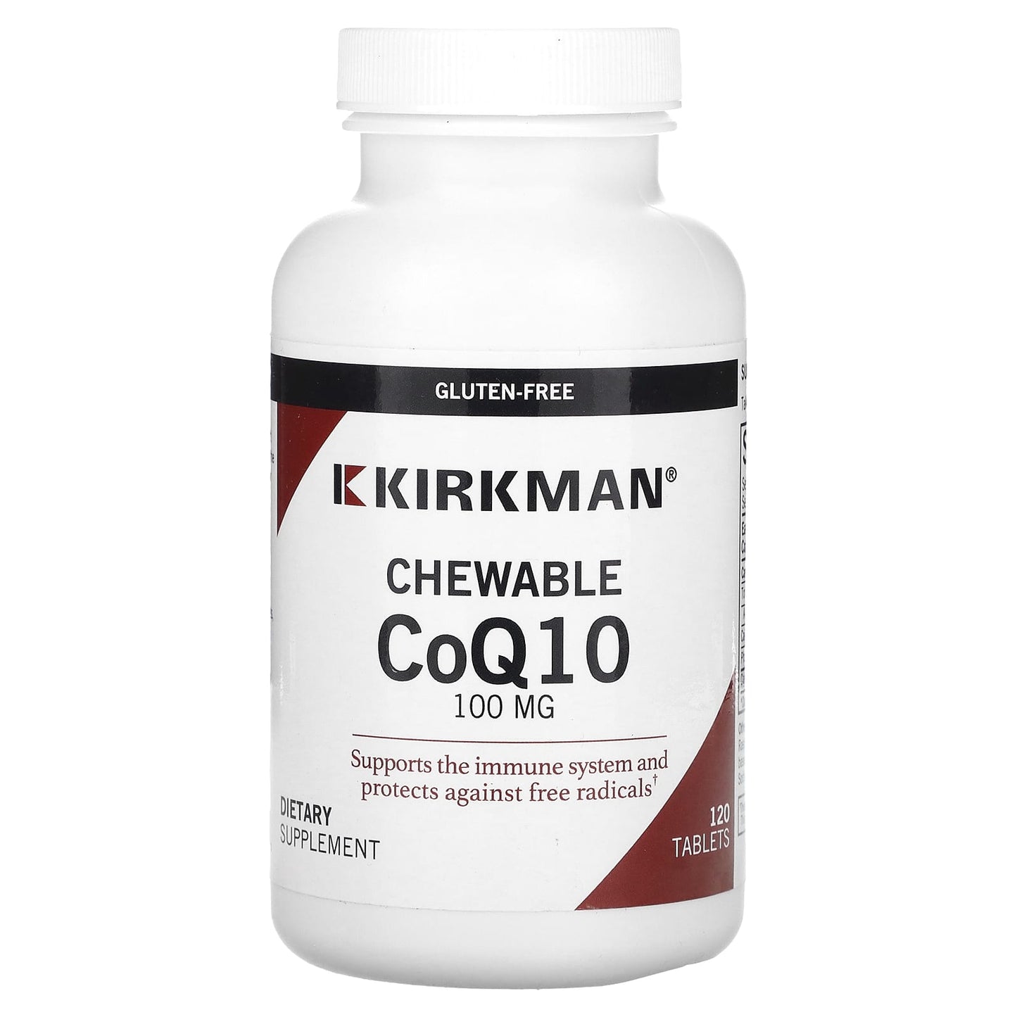 Kirkman Labs, Chewable CoQ10, 100 mg, 120 Tablets - Image 1