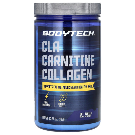 CLA Carnitine Collagen Powder for Energy, Fat Loss & Healthy Skin - BodyTech - Image 1