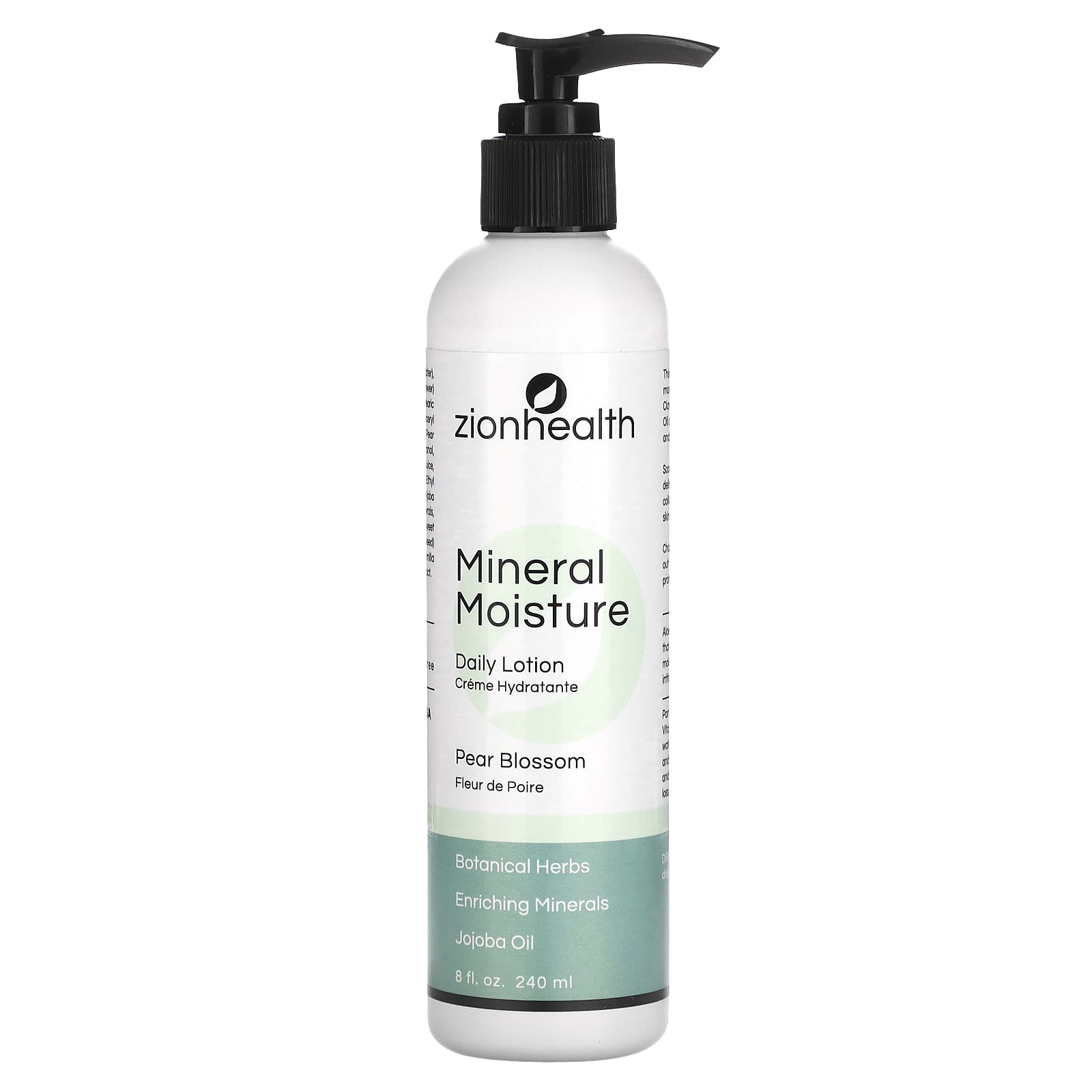 Zion Health, Mineral Moisture Daily Lotion, Pear Blossom, 8 fl oz (240 ml) - Image 1