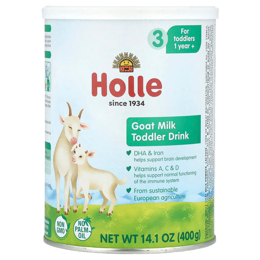 Nourishing Holle Goat Milk Toddler Drink, 1 Year+, 14.1 oz (400g) - Image 1