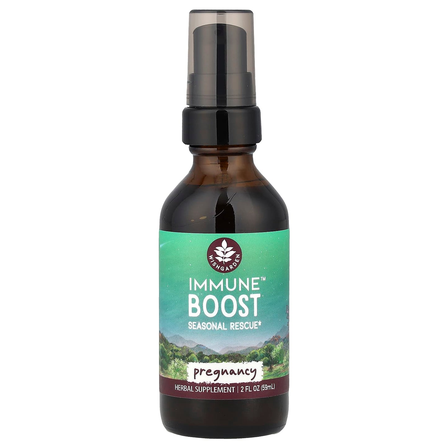 WishGarden Herbs, Immune™ Boost, Pregnancy, 2 fl oz (59 ml) - Image 1