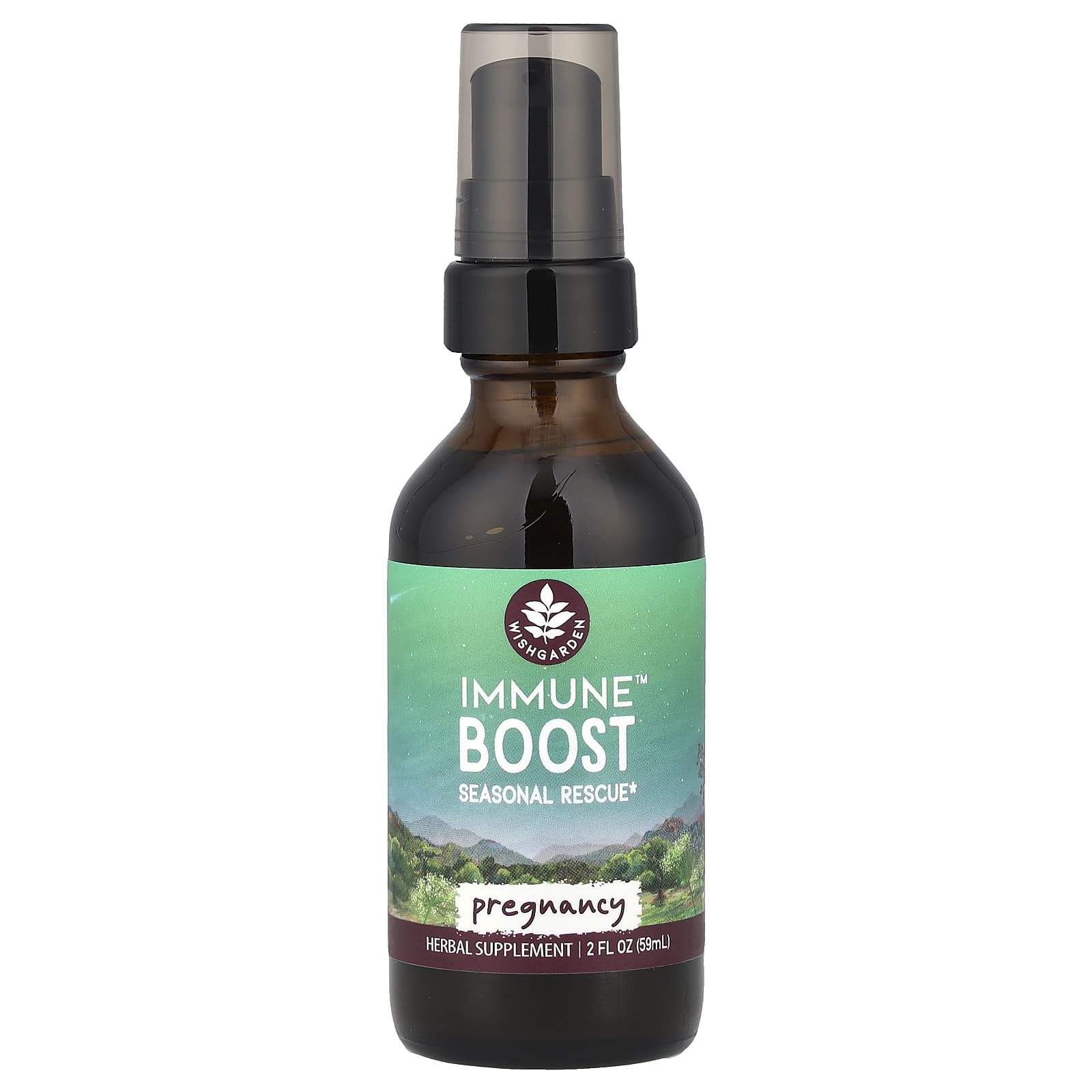 WishGarden Herbs, Immune™ Boost, Pregnancy, 2 fl oz (59 ml) - Image 1