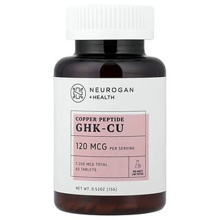 Neurogan Health Copper Peptide GHK-CU, Skin Health Support, 60 Tablets