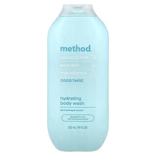 Method Hydrating Body Wash with Coconut Milk and Avocado, 18 fl oz