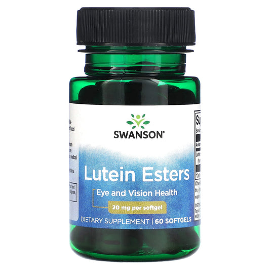 Swanson, Lutein Esters, 20 mg, 60 Softgels - Image 1