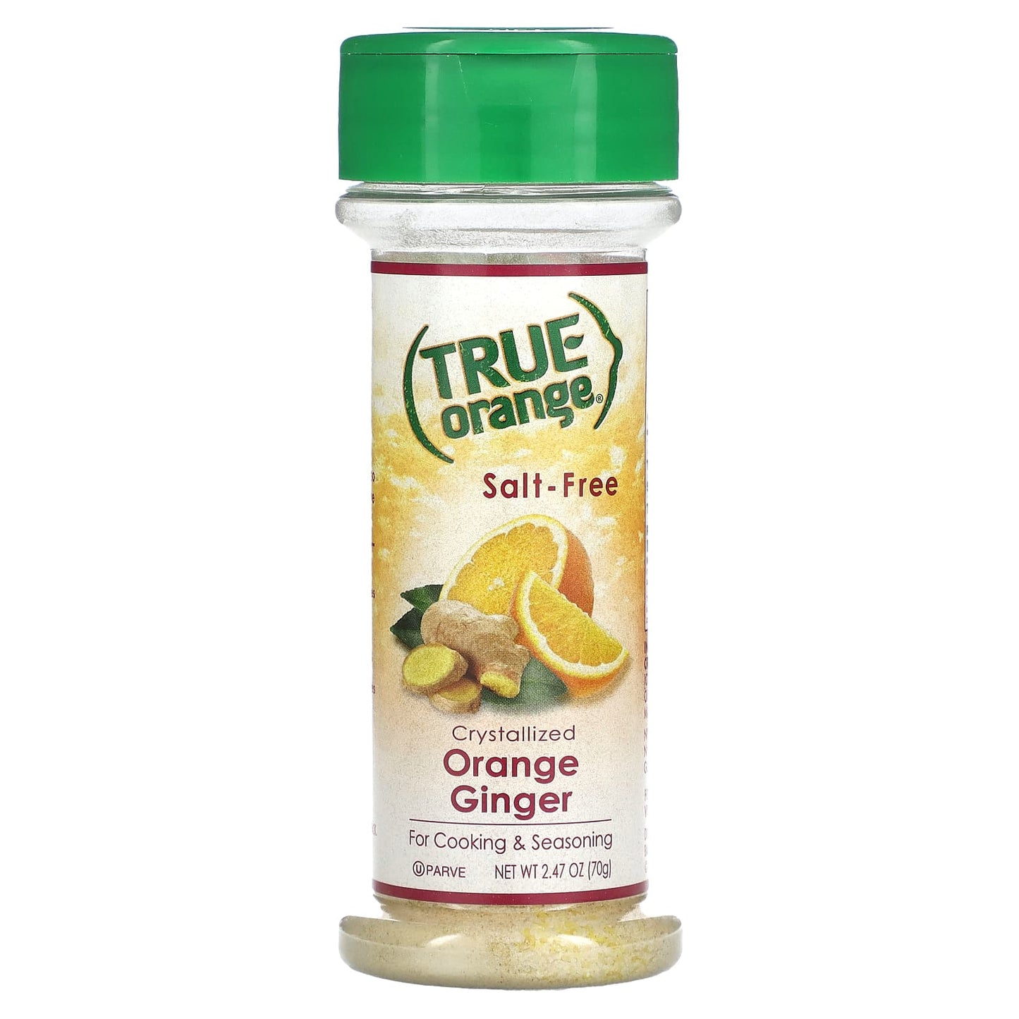 True Citrus, True Orange, Crystallized Orange Ginger, 2.47 oz (70 g) - Image 1
