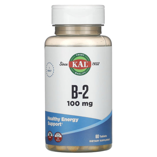 KAL, B-2, 100 mg, 60 Tablets - Image 1