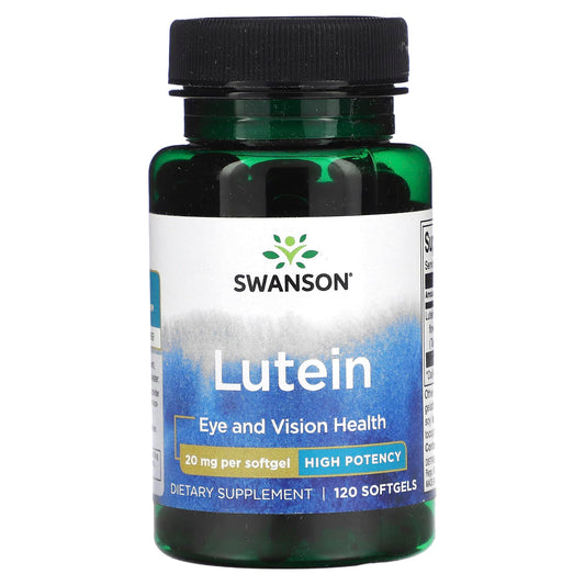 Swanson, Lutein, High Potency, 20 mg, 120 Softgels - Image 1