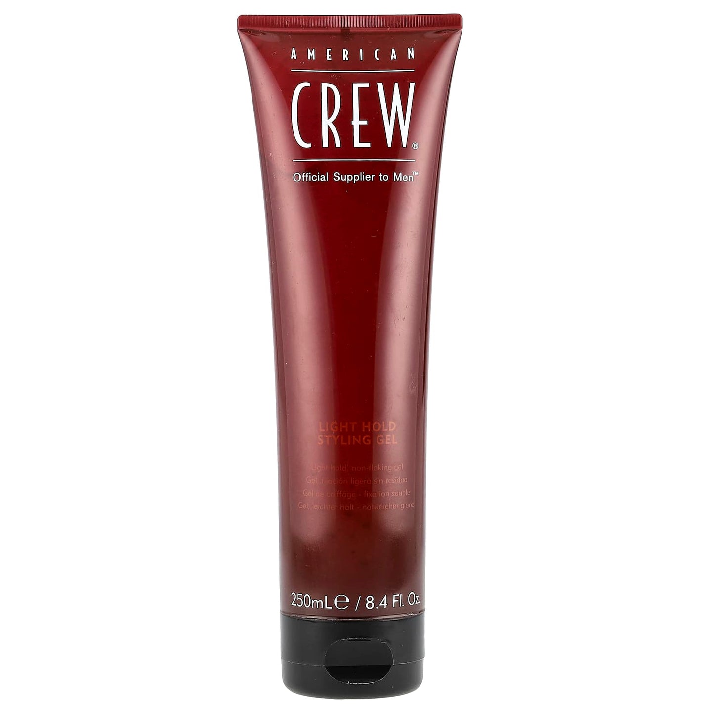 American Crew Light Hold Styling Gel, Non-Flaking, 8.4 oz (250ml) - Image 1