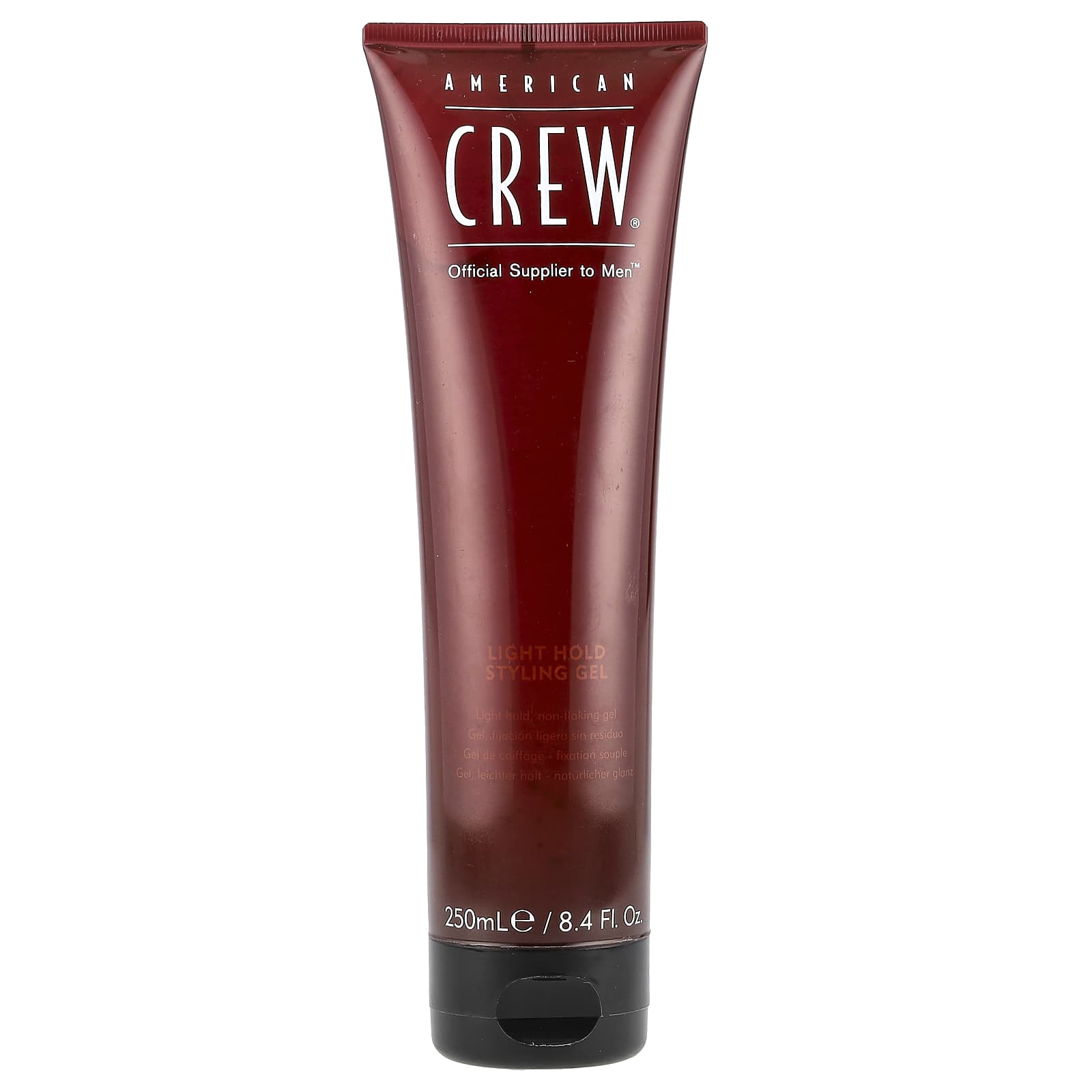 American Crew Light Hold Styling Gel, Non-Flaking, 8.4 oz (250ml) - Image 1