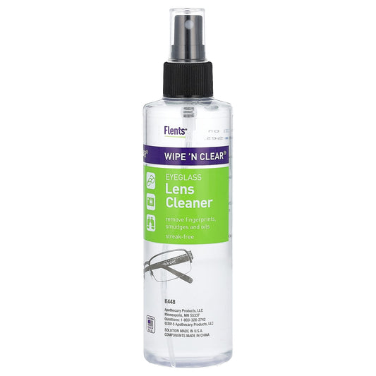Flents Eyeglass Lens Cleaner - Streak-Free & Oil-Resistant, 8 fl oz - Image 1