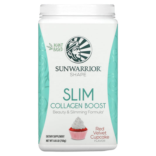 Sunwarrior, Shape, Slim Collagen Boost, Red Velvet Cupcake, 1.65 lb (750 g) - Image 1