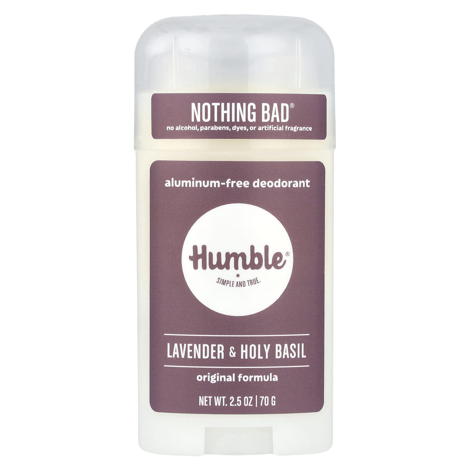 Natural Deodorant, Aluminum-Free, Lavender & Holy Basil - Cruelty-Free & Vegan Friendly - Image 1