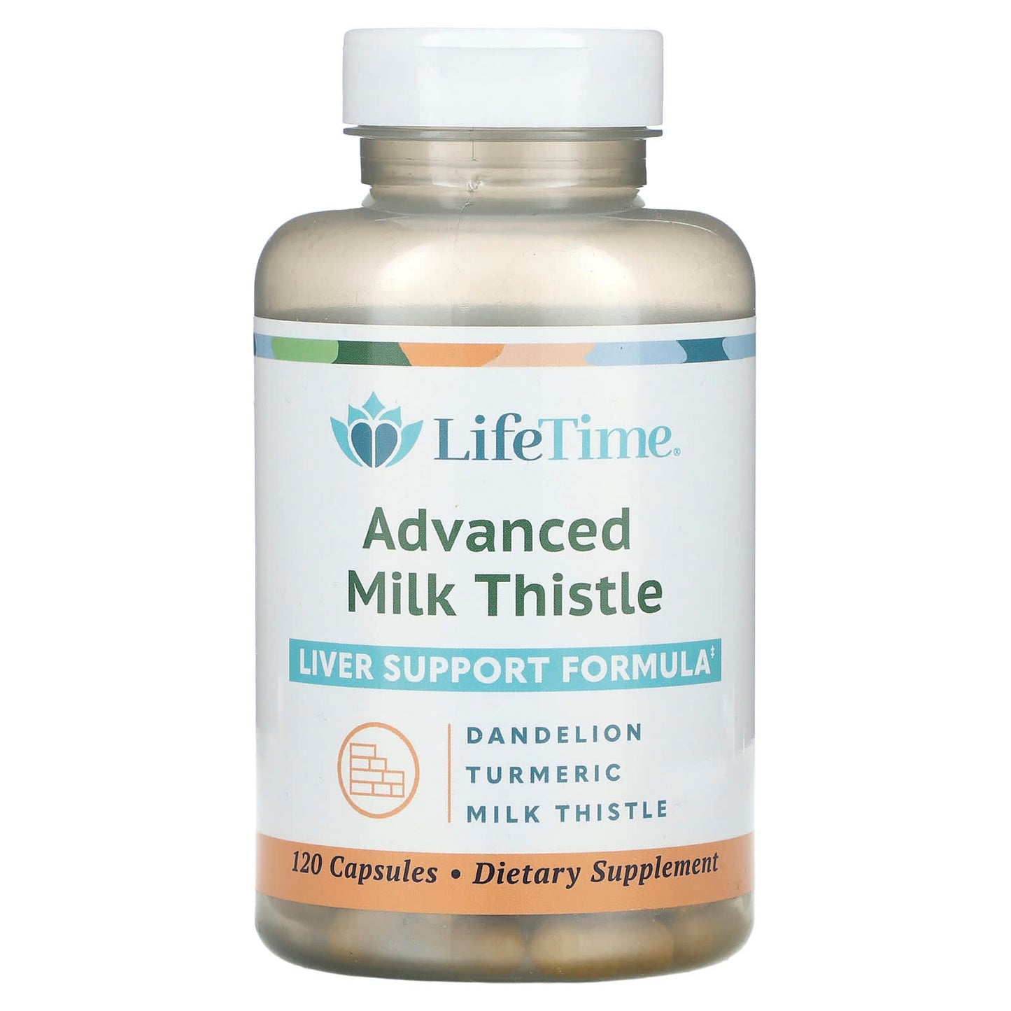 LifeTime Vitamins, Advanced Milk Thistle, 120 Capsules - Image 1