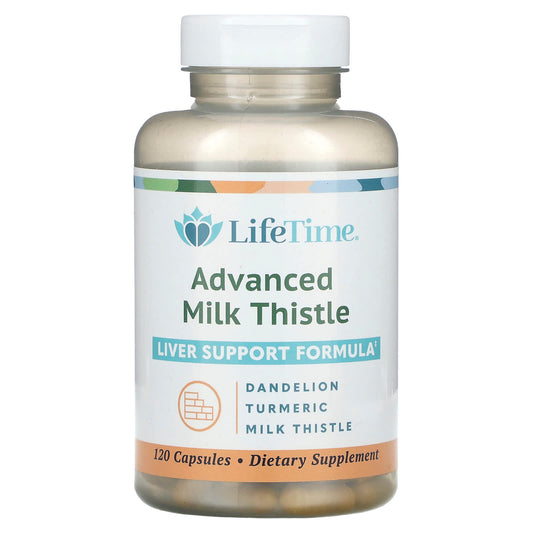 LifeTime Vitamins, Advanced Milk Thistle, 120 Capsules - Image 1
