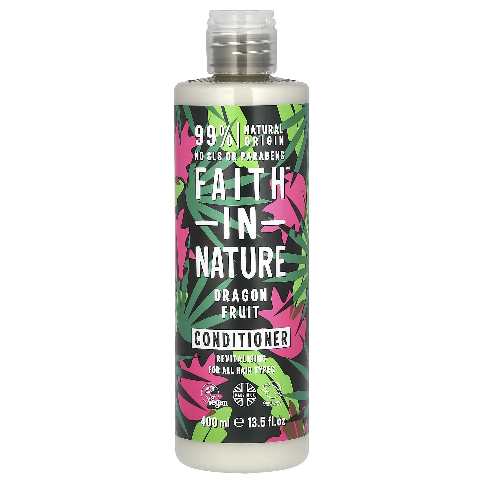 Natural Dragon Fruit Conditioner for All Hair Types - 99% Natural Origin - Image 1