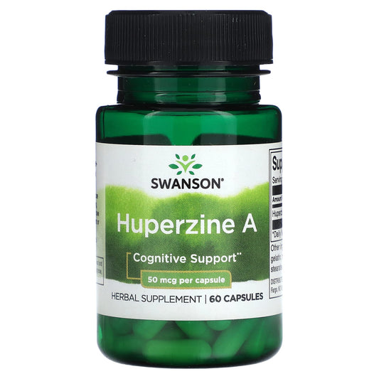 Swanson, Huperzine A, 50 mcg, 60 Capsules - Image 1