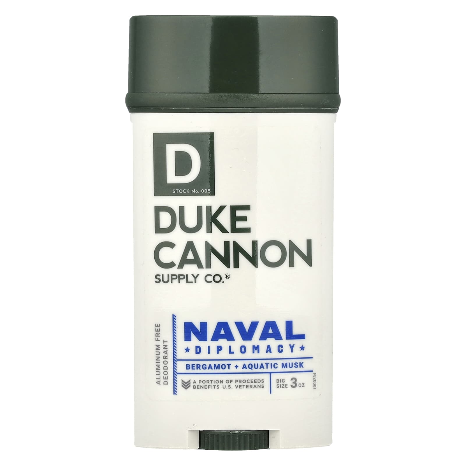 Aluminum-Free Deodorant by Duke Cannon Supply Co. - Naval Diplomacy - Image 1