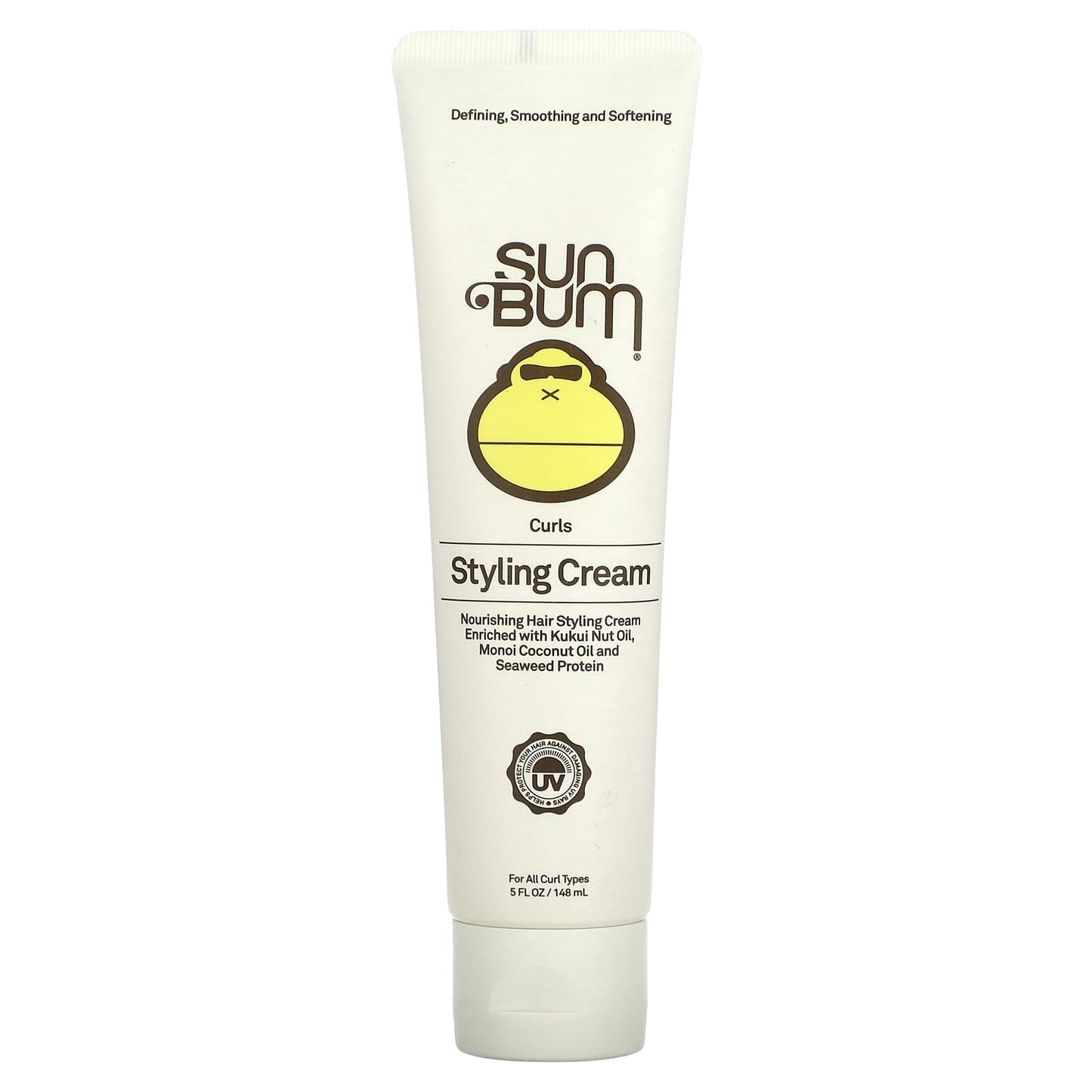 Sun Bum, Curls Styling Cream, 5 fl oz (148 ml) - Image 1