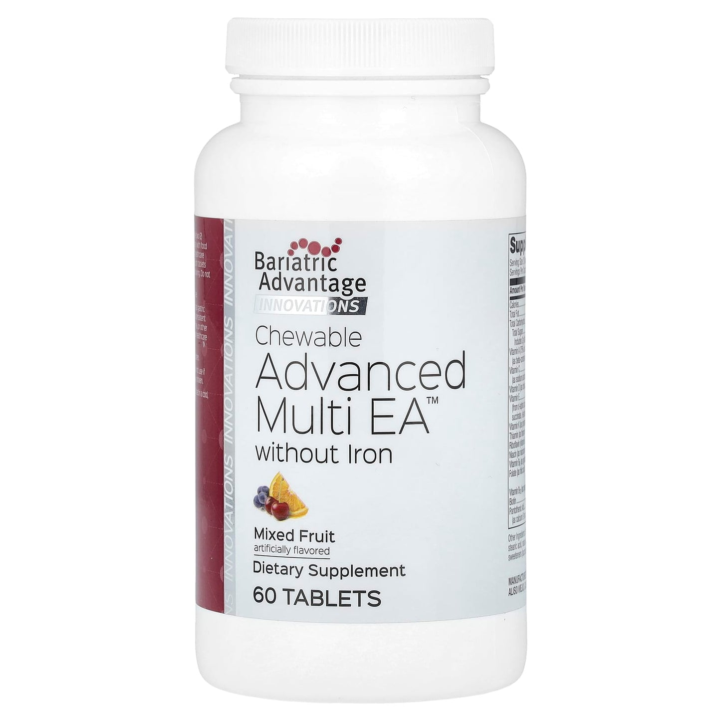 Bariatric Advantage Chewable Multi EA Without Iron, 60 Tablets - Image 1