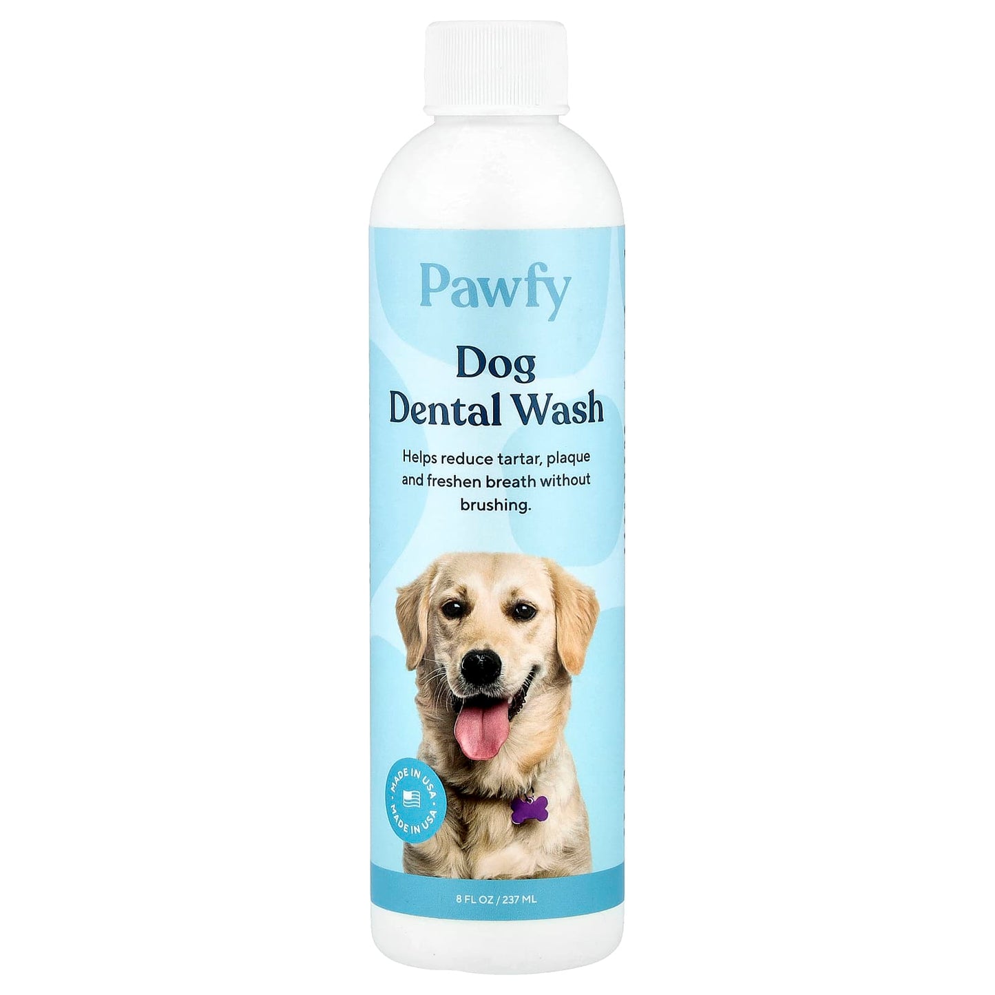 Pawfy, Dog Dental Wash, 12 Weeks+, 8 fl oz (237 ml) - Image 1