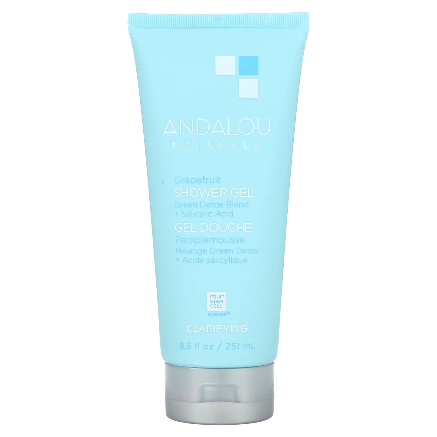 Grapefruit Clarifying Shower Gel by Andalou Naturals - 8.5 fl oz - Image 1